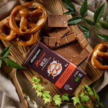 Carica l'immagine nel visualizzatore di Gallery, CIOCCOLATO MASCAO AL LATTE CON BREZEL - BIO | COD. 00007031 | 80 g