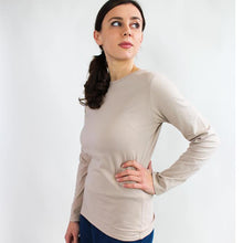 Carica l'immagine nel visualizzatore di Gallery, TEES BATEAU, JERSEY STRETCH BIO, MANDORLA