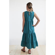 Carica l'immagine nel visualizzatore di Gallery, ABITO LUNGO ELICRISO COTONE SEERSUCKER SCACCHI