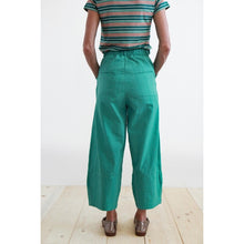 Carica l'immagine nel visualizzatore di Gallery, PANTALONE NEWBAGGY COTONE SEERSUCKER VERDE ACQUA