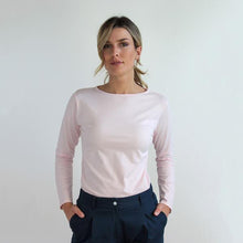 Carica l'immagine nel visualizzatore di Gallery, TEES BATEAU JERSEY STRETCH BIO BIANCO