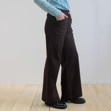 Carica l'immagine nel visualizzatore di Gallery, PANTALONE LUNGO VITE COTONE-LANA CIOCCOLATO