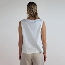 Carica l'immagine nel visualizzatore di Gallery, TOP PALMA JERSEY STRETCH BIO BIANCO