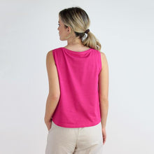 Carica l'immagine nel visualizzatore di Gallery, TOP PALMA JERSEY STRETCH BIO MAGENTA