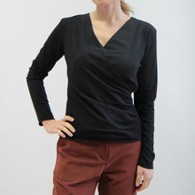 Carica l'immagine nel visualizzatore di Gallery, TEES FELCE JERSEY STRETCH BIO NERO