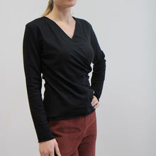 Carica l'immagine nel visualizzatore di Gallery, TEES FELCE JERSEY STRETCH BIO NERO