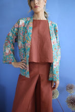 Carica l'immagine nel visualizzatore di Gallery, KIMONO PRATO FIORITO BLOCKPRINT