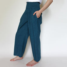 Carica l'immagine nel visualizzatore di Gallery, PANTALONE SYLVIE TURCHESE