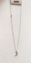 Carica l'immagine nel visualizzatore di Gallery, Collana Luna in ottone placcato argento