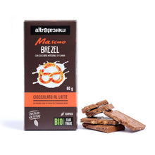 Carica l'immagine nel visualizzatore di Gallery, CIOCCOLATO MASCAO AL LATTE CON BREZEL - BIO | COD. 00007031 | 80 g