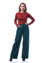 Carica l'immagine nel visualizzatore di Gallery, PANTALONI VITE, TWILL COTONE, PINO