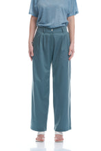 Carica l'immagine nel visualizzatore di Gallery, PANTALONE BETULLA IN COTONE, ACQUA TURCHESE