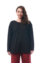 Carica l'immagine nel visualizzatore di Gallery, TEES MOOD, COTONE INTERLOCK BIO, NERO