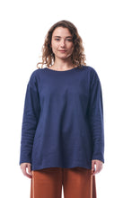 Carica l'immagine nel visualizzatore di Gallery, TEES MOOD, COTONE INTERLOCK BIO, BLU