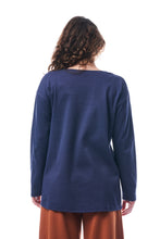 Carica l'immagine nel visualizzatore di Gallery, TEES MOOD, COTONE INTERLOCK BIO, BLU