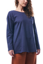 Carica l'immagine nel visualizzatore di Gallery, TEES MOOD, COTONE INTERLOCK BIO, BLU