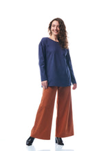 Carica l'immagine nel visualizzatore di Gallery, TEES MOOD, COTONE INTERLOCK BIO, BLU