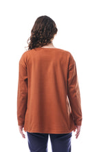 Carica l'immagine nel visualizzatore di Gallery, TEES MOOD, COTONE INTERLOCK BIO, CANNELLA