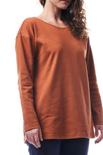 Carica l'immagine nel visualizzatore di Gallery, TEES MOOD, COTONE INTERLOCK BIO, CANNELLA