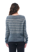 Carica l'immagine nel visualizzatore di Gallery, MAGLIA INFINITO, LANA, RIGHE AVIO