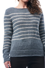 Carica l'immagine nel visualizzatore di Gallery, MAGLIA INFINITO, LANA, RIGHE AVIO