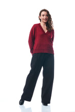 Carica l'immagine nel visualizzatore di Gallery, MAGLIA LINFA, ALPACA, AMARANTO