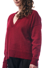 Carica l'immagine nel visualizzatore di Gallery, MAGLIA LINFA, ALPACA, AMARANTO
