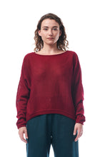 Carica l'immagine nel visualizzatore di Gallery, MAGLIA CARVI, ALPACA, AMARANTO