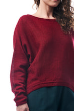 Carica l'immagine nel visualizzatore di Gallery, MAGLIA CARVI, ALPACA, AMARANTO