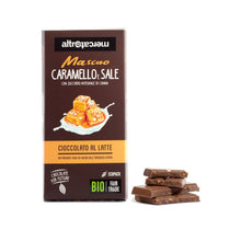 Carica l'immagine nel visualizzatore di Gallery, CIOCCOLATO MASCAO AL LATTE CON CARAMELLO E SALE - BIO | COD. 00001059 | 80 g