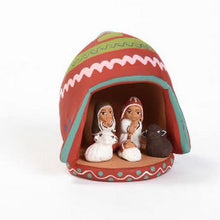 Carica l'immagine nel visualizzatore di Gallery, PRESEPE CHULLO ROSSO IN TERRACOTTA