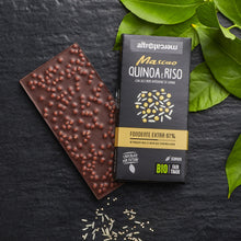 Carica l'immagine nel visualizzatore di Gallery, CIOCCOLATO MASCAO FONDENTE EXTRA CON QUINOA E RISO - BIO | COD. 00000457 | 100 g
