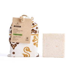 SAPONE RILASSANTE ARTIGIANALE IN SACCHETTINO Sale dell'Himalaya e ginepro - 100g