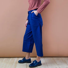Carica l&#39;immagine nel visualizzatore di Gallery, PANTALONE NEW BAGGY, COTONE, BLU INDACO

