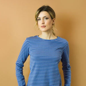 TEES BATEAU. COTONE INTERLOCK BIO. RIGHE FIORDALISO