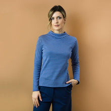 Carica l&#39;immagine nel visualizzatore di Gallery, TEES BATEAU TURTLE. COTONE INTERLOCK BIO. RIGHE
