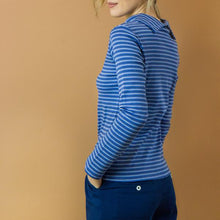Carica l&#39;immagine nel visualizzatore di Gallery, PANTALONE NEW BAGGY. COTONE STRETCH. BLU INDACO
