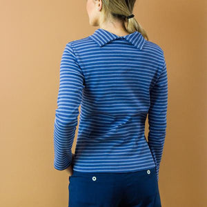 TEES BATEAU TURTLE. COTONE INTERLOCK BIO. RIGHE