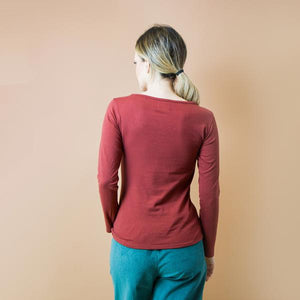 TEES BATEAU. JERSEY STRETCH BIO. MATTONE