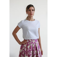 Carica l'immagine nel visualizzatore di Gallery, TEES OLIVO JERSEY COTONE BIO FIAMMATO BIANCO
