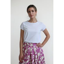 Carica l'immagine nel visualizzatore di Gallery, TEES OLIVO JERSEY COTONE BIO FIAMMATO BIANCO
