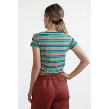 Carica l'immagine nel visualizzatore di Gallery, TEES TEA JERSEY BIO STRETCH RIGHE 5 COLORI
