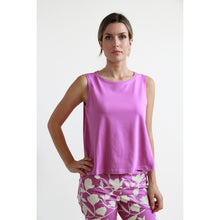 Carica l'immagine nel visualizzatore di Gallery, TOP PALMA JERSEY BIO STRETCH BOCCIOLO DI ROSA

