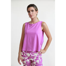 Carica l'immagine nel visualizzatore di Gallery, TOP PALMA JERSEY BIO STRETCH BOCCIOLO DI ROSA
