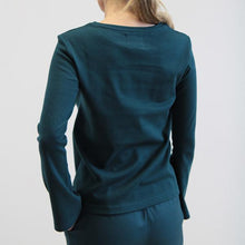 Carica l'immagine nel visualizzatore di Gallery, TEES AMARILLO COTONE INTERLOCK BIO BLU-VERDE
