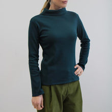 Carica l'immagine nel visualizzatore di Gallery, TEES BATEAU TURTLE COTONE INTERLOCK BIO BLU-VERDE
