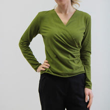 Carica l'immagine nel visualizzatore di Gallery, TEES FELCE JERSEY STRETCH BIO VERDE OLIVA
