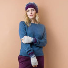 Carica l&#39;immagine nel visualizzatore di Gallery, MAGLIA GEMMA. LANA. AZZURRO AVIO
