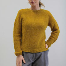 Carica l'immagine nel visualizzatore di Gallery, MAGLIA GEMMA PUNTO LEGACCIO LANA FINE OCRA
