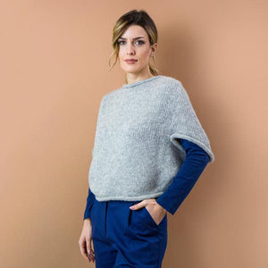 PONCHO ANICE. ALPACA SUPERFINE. POMICE. TU
